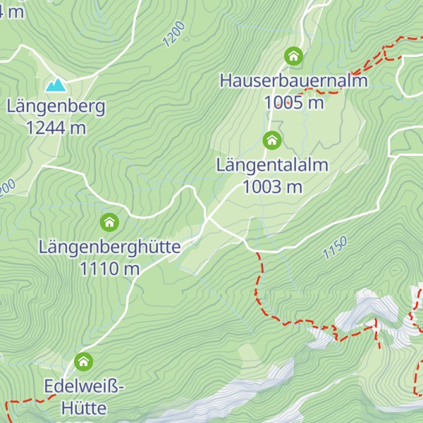 Map of Hintere Längentalalm