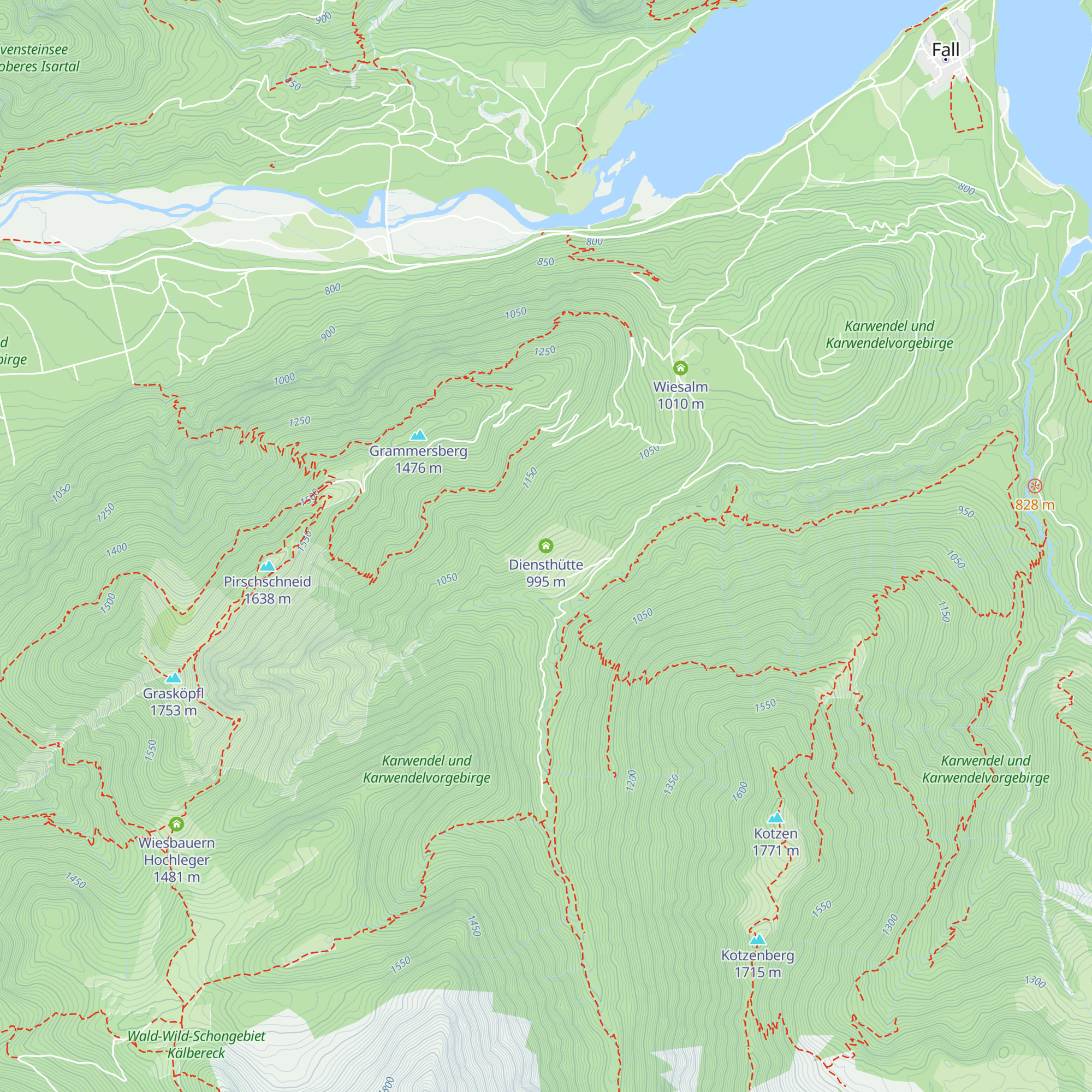 Diensthütte map