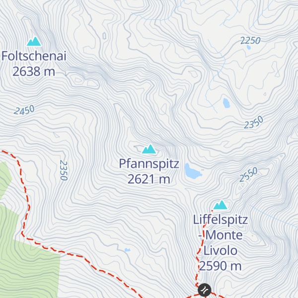 Map of Pfannspitz