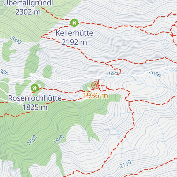 Map of Berghütte Arztal