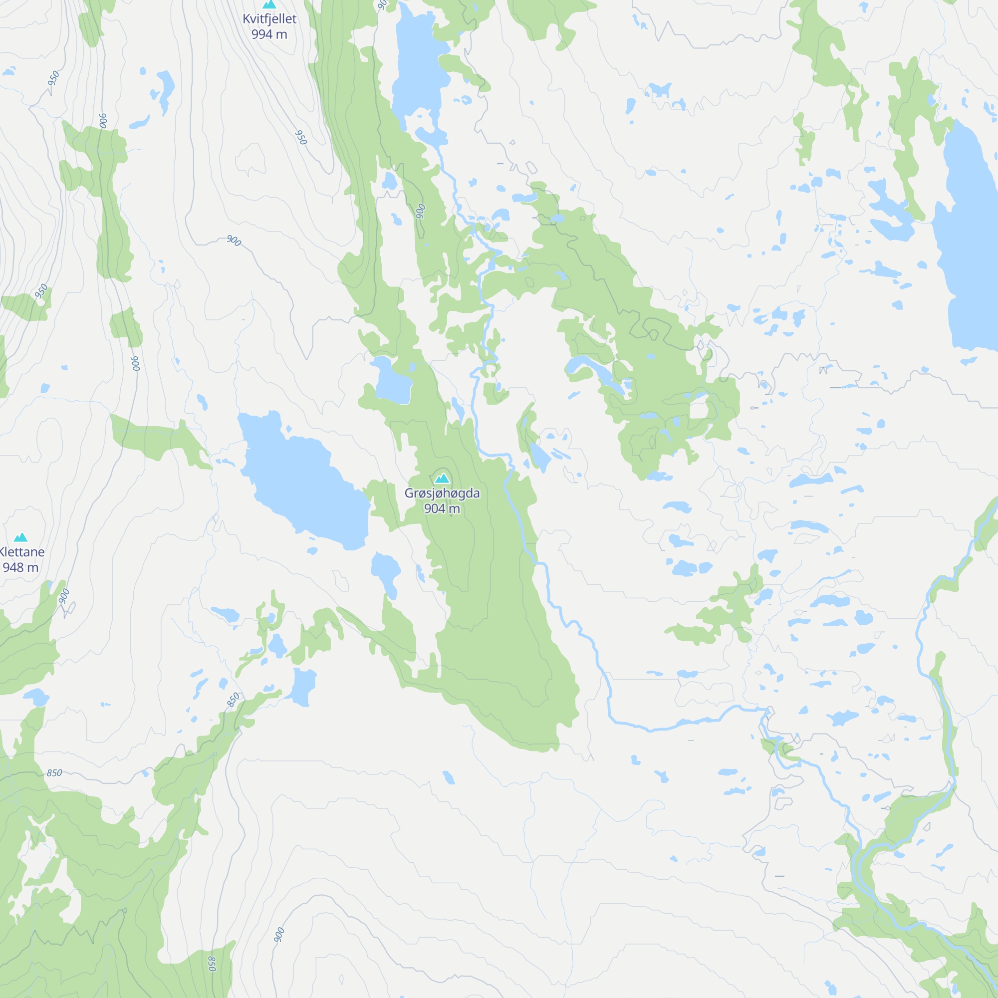 Gransjøbekkbua map