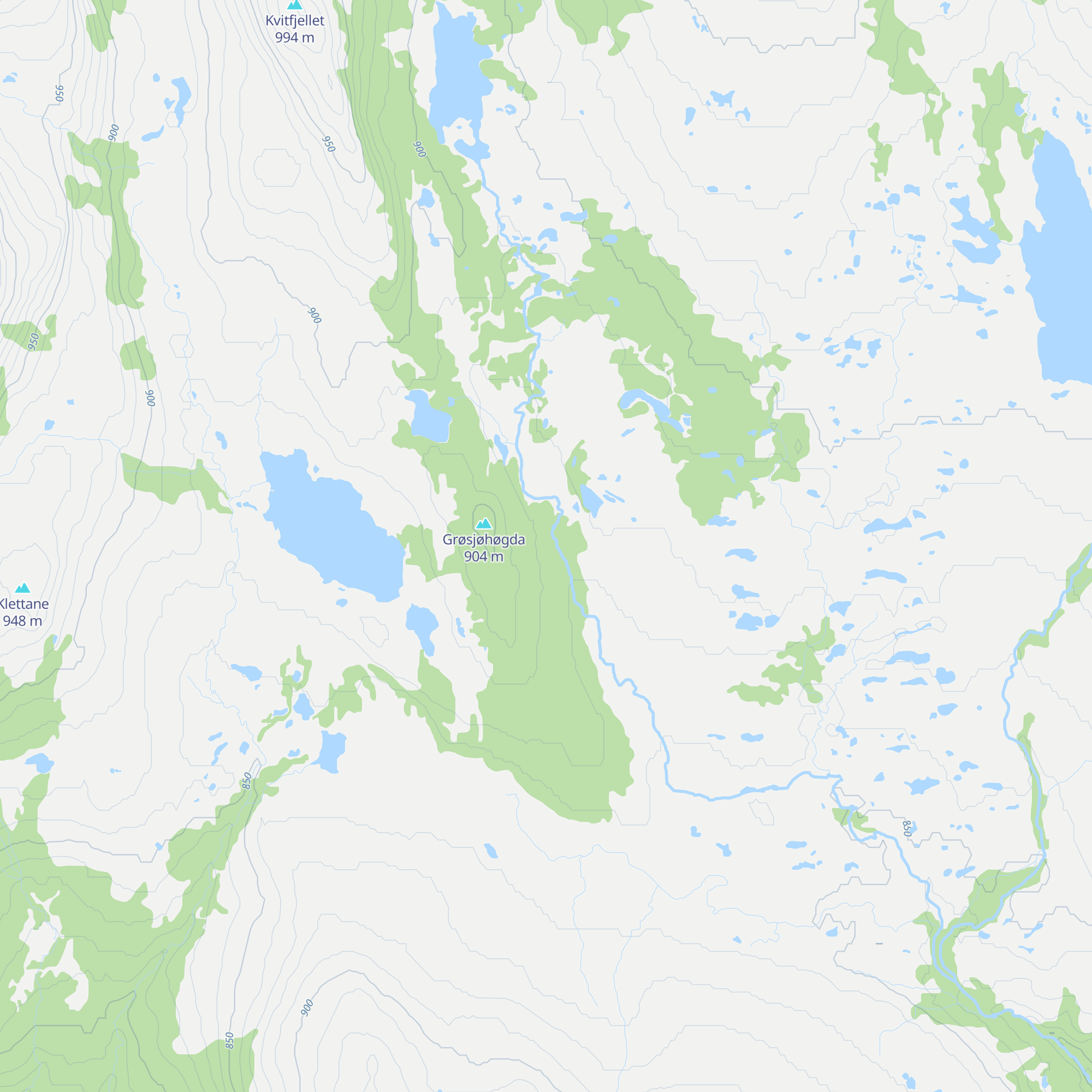 Gransjøbekkbua map