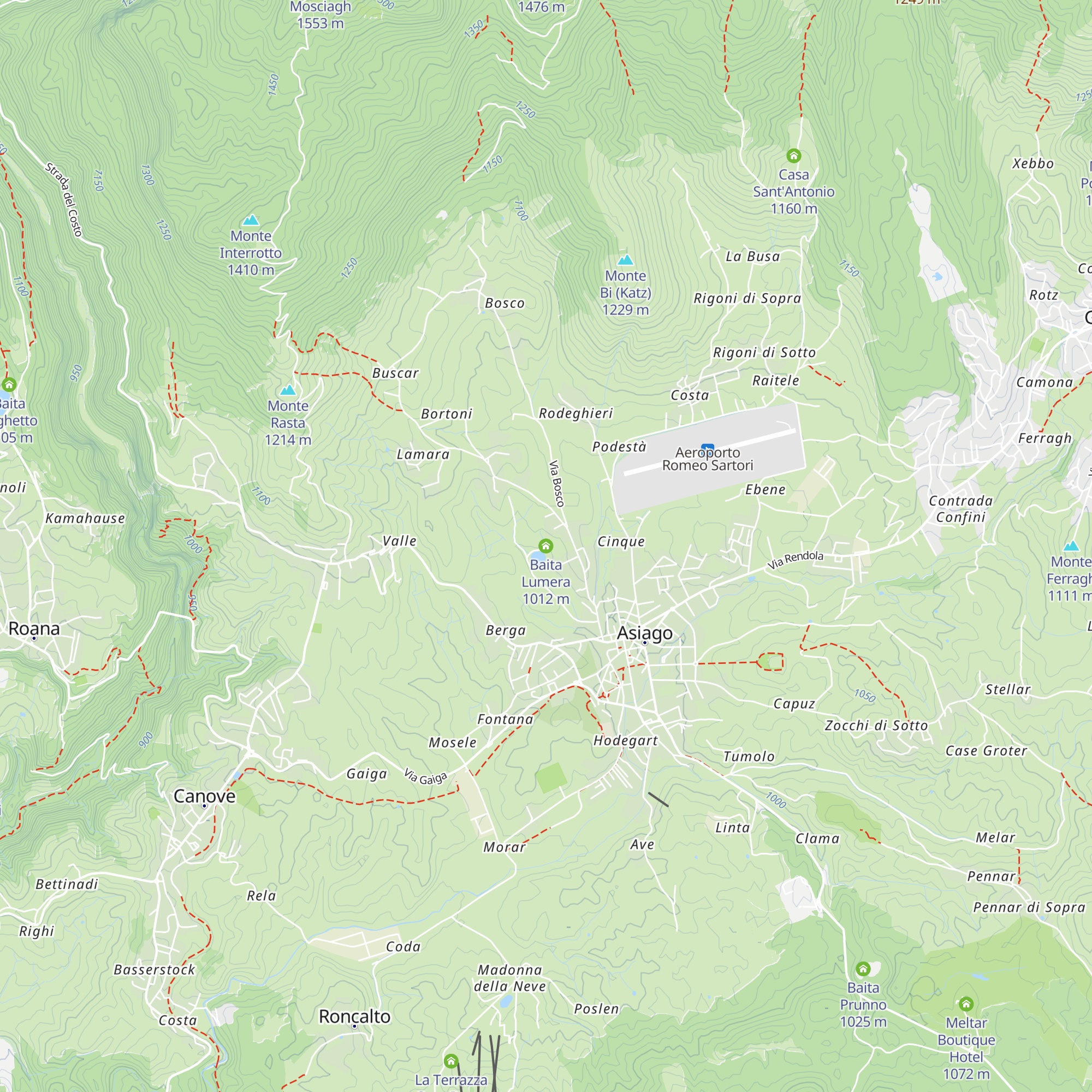 Baita Lumera map