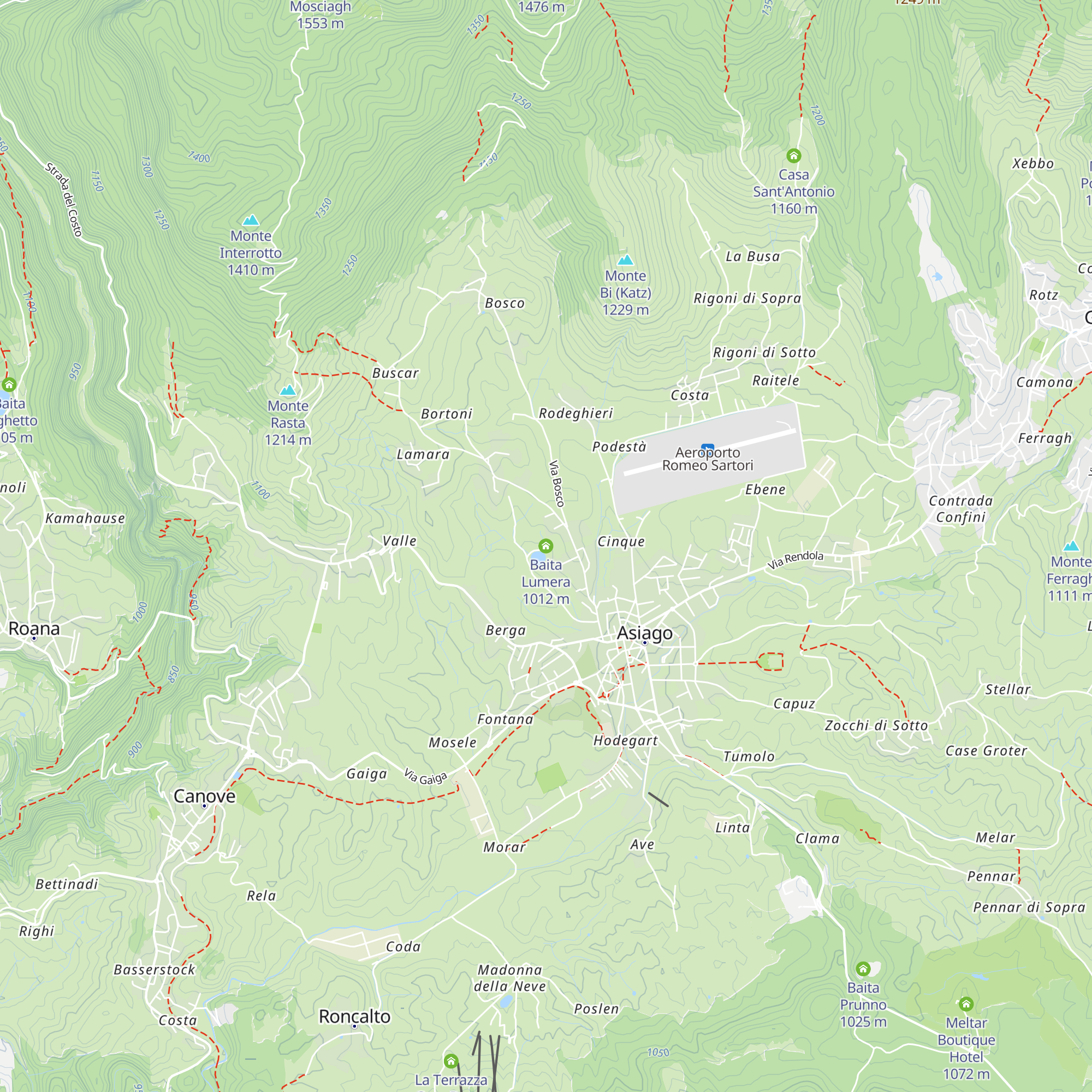 Baita Lumera map