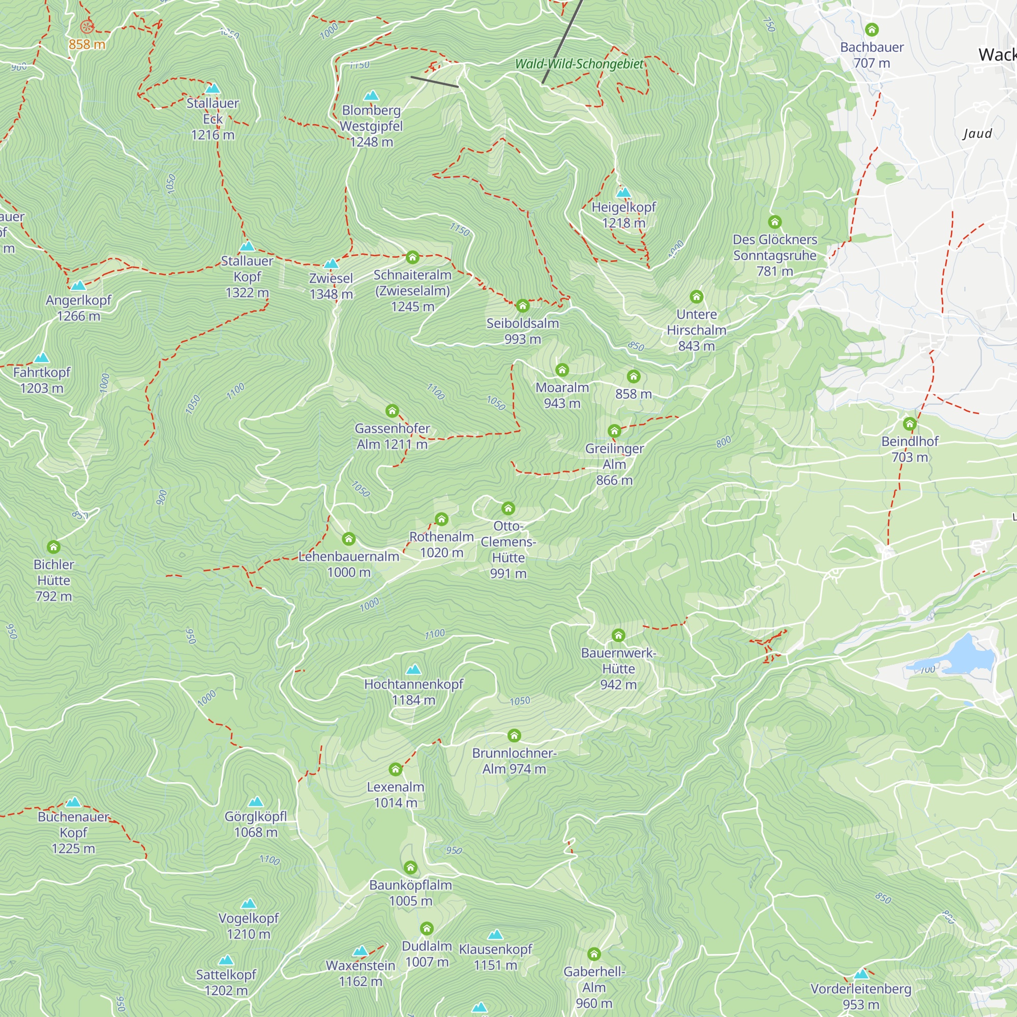 Otto-Clemens-Hütte map