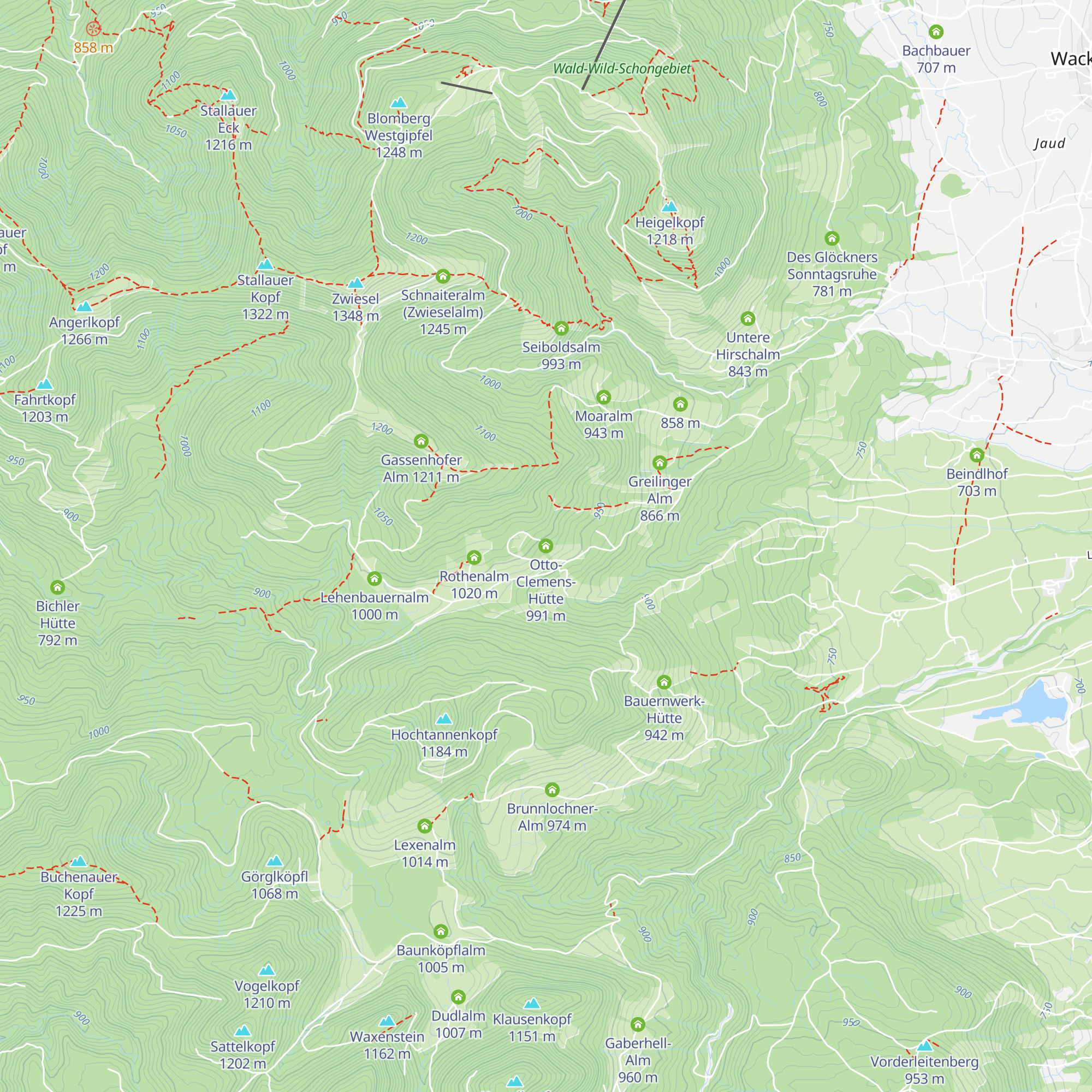 Otto-Clemens-Hütte map