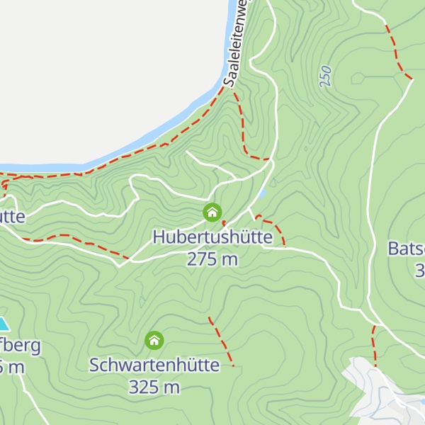 Map of Hubertushütte