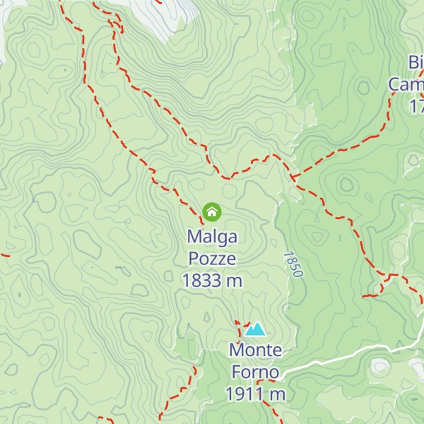 Map of Malga Pozze