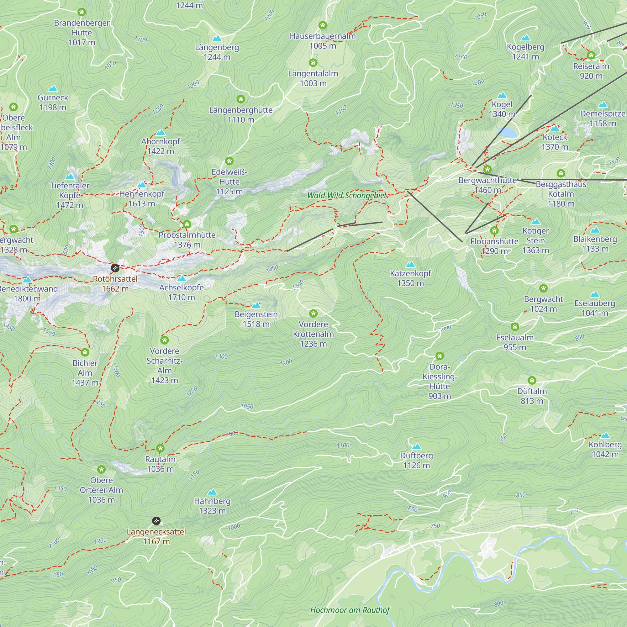 Vordere Krottenalm map