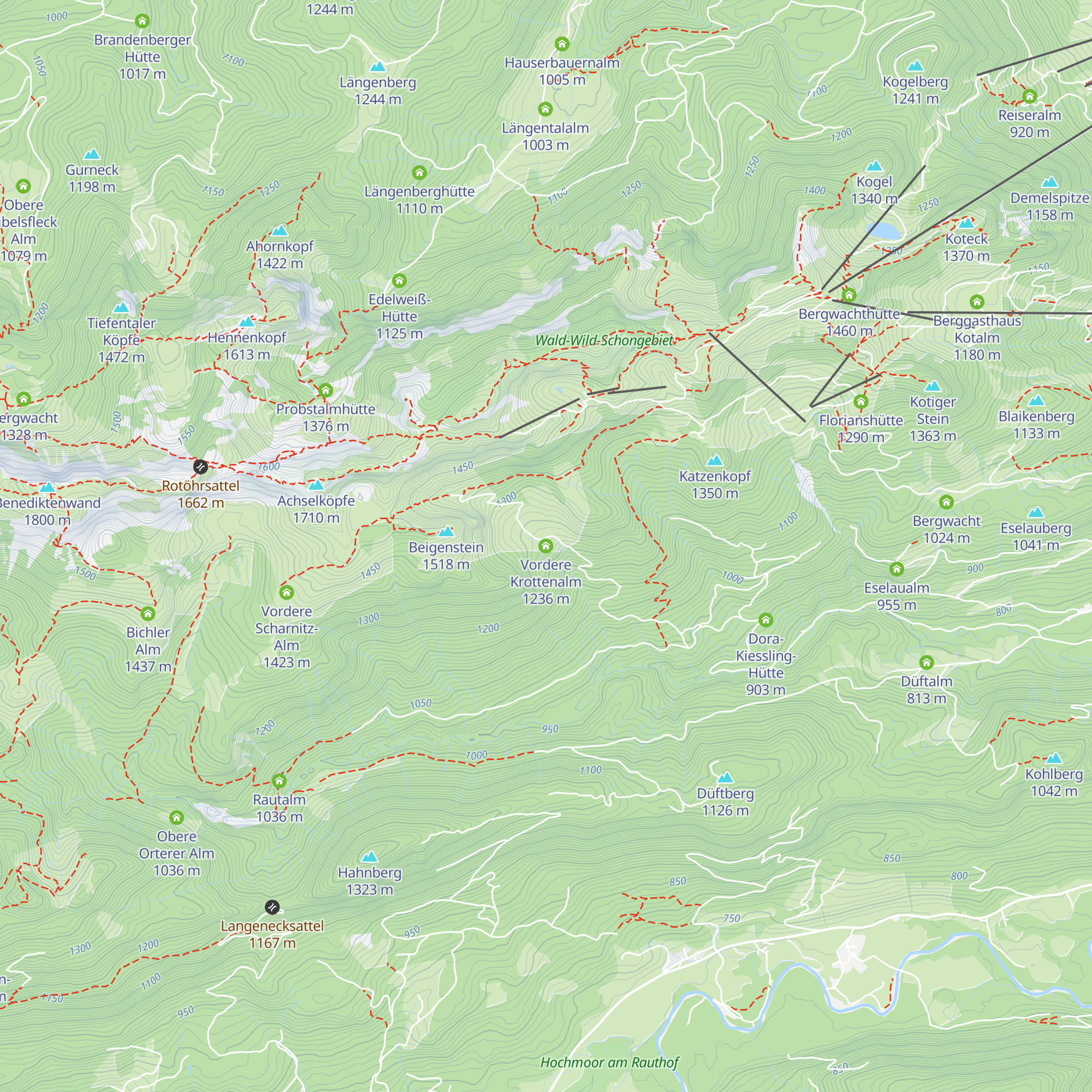 Vordere Krottenalm map
