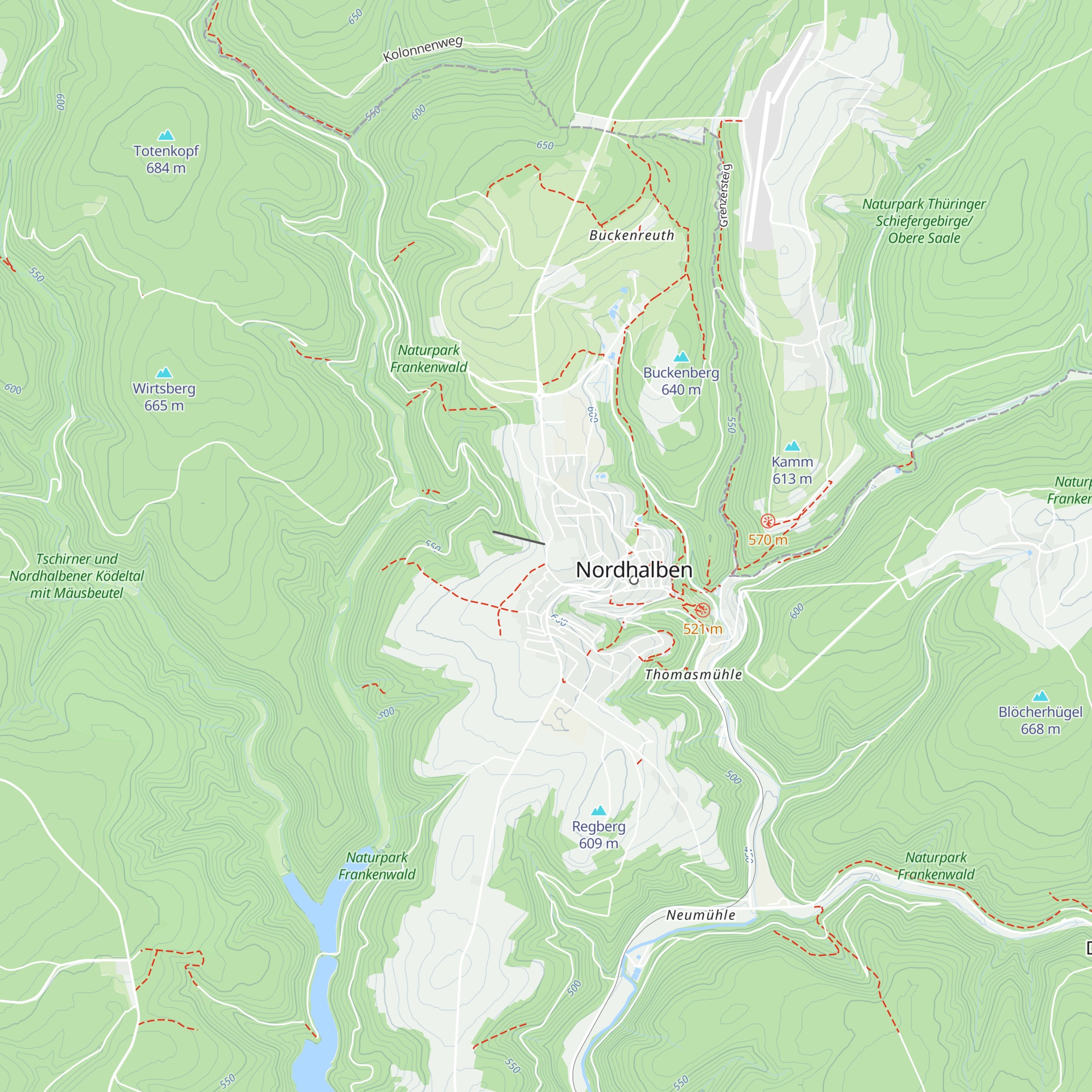 Skihütte map