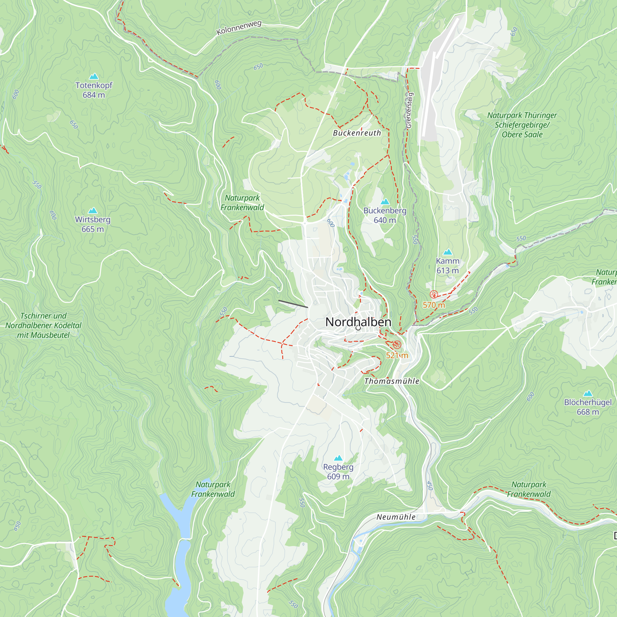 Skihütte map