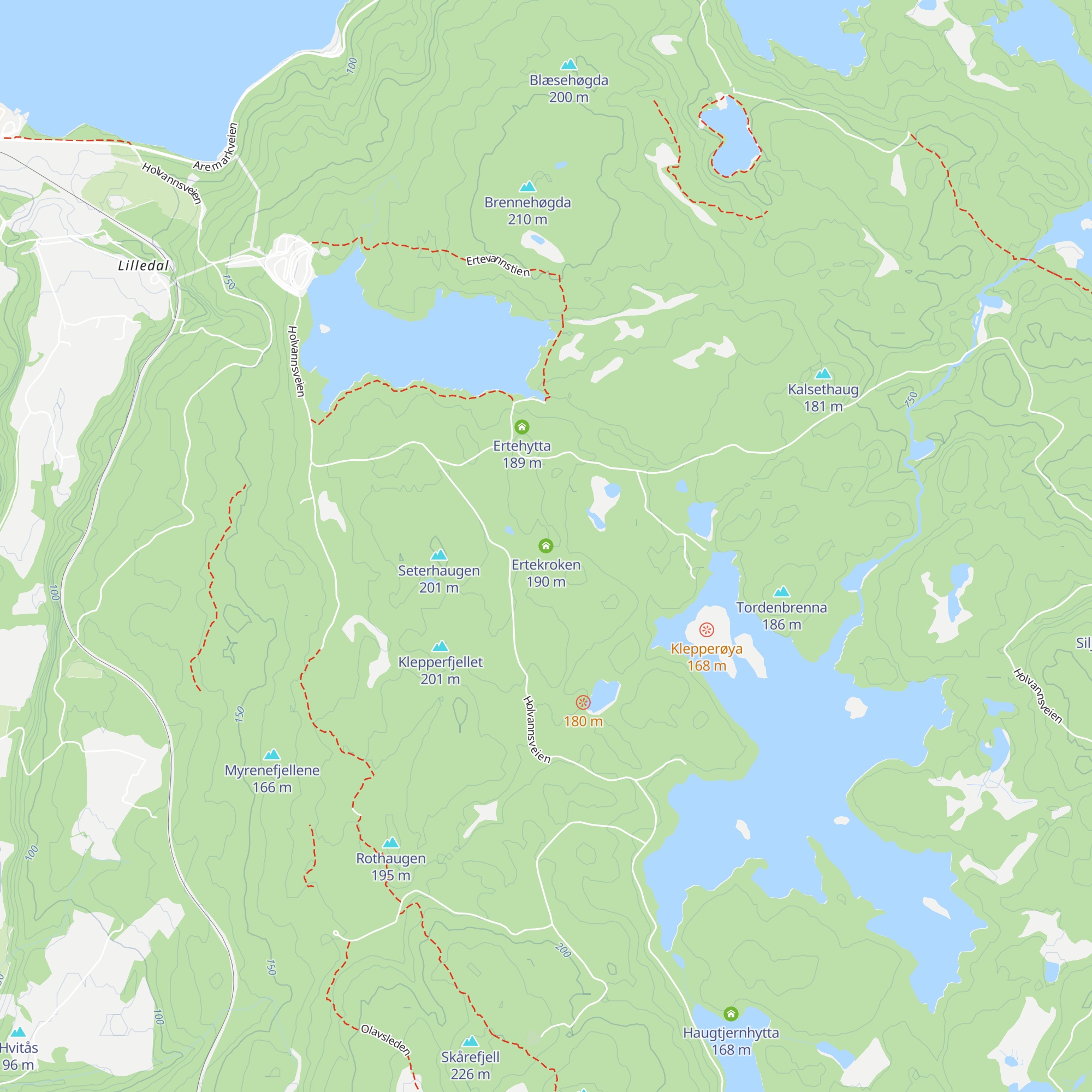 Ertekroken map