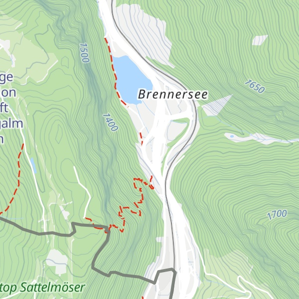 Map of Raststation Brennersee