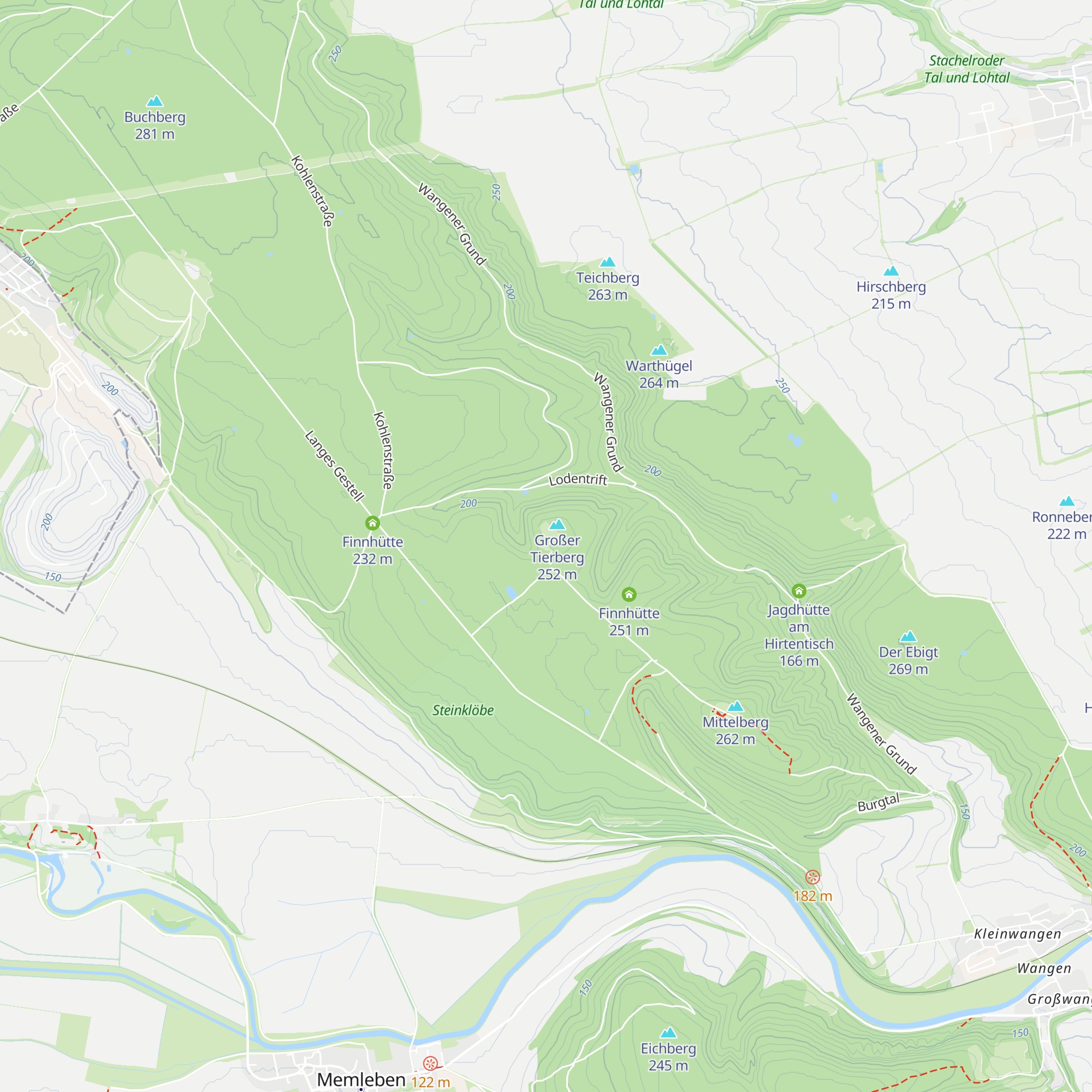 Finnhütte map