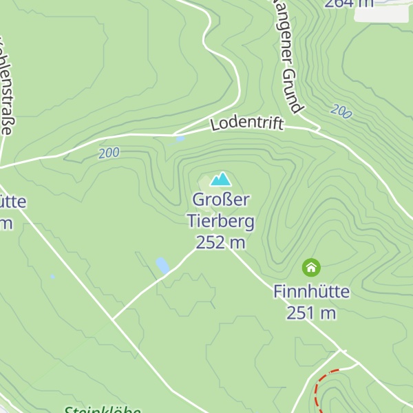 Map of Finnhütte