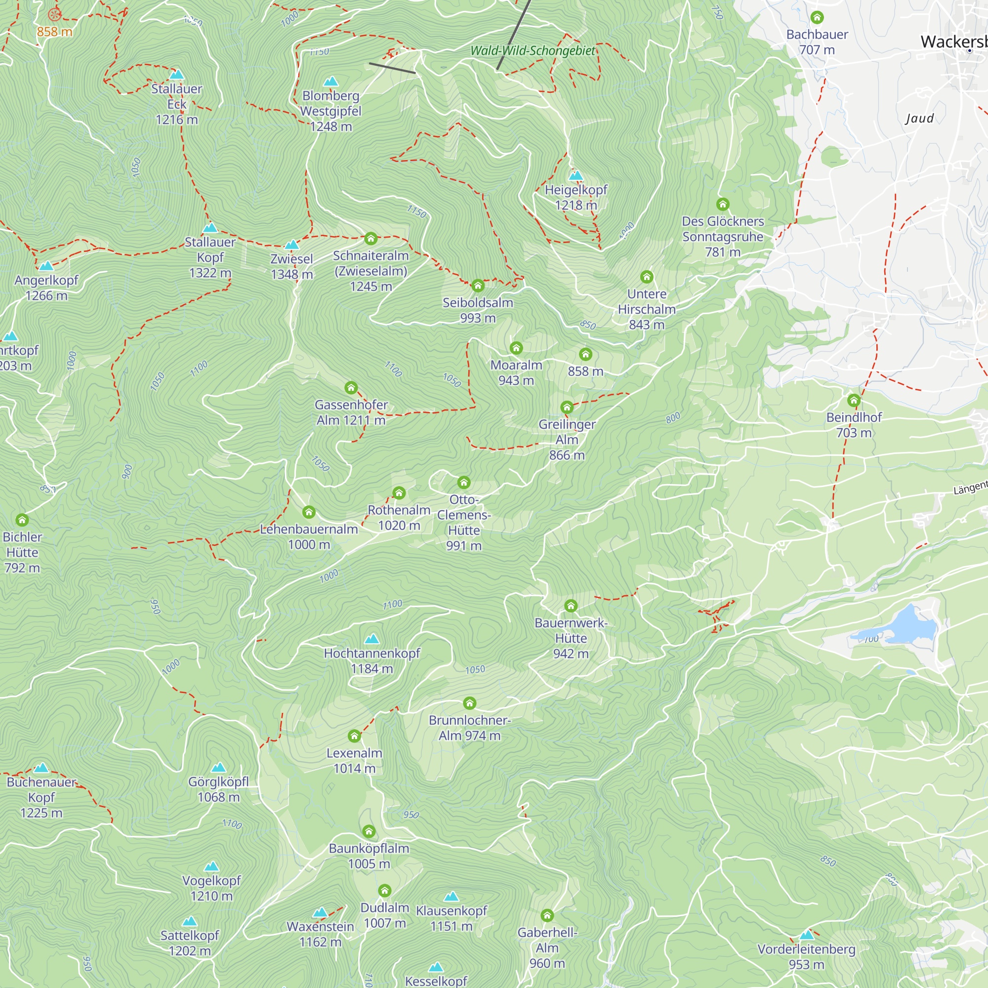 Nigglalm map