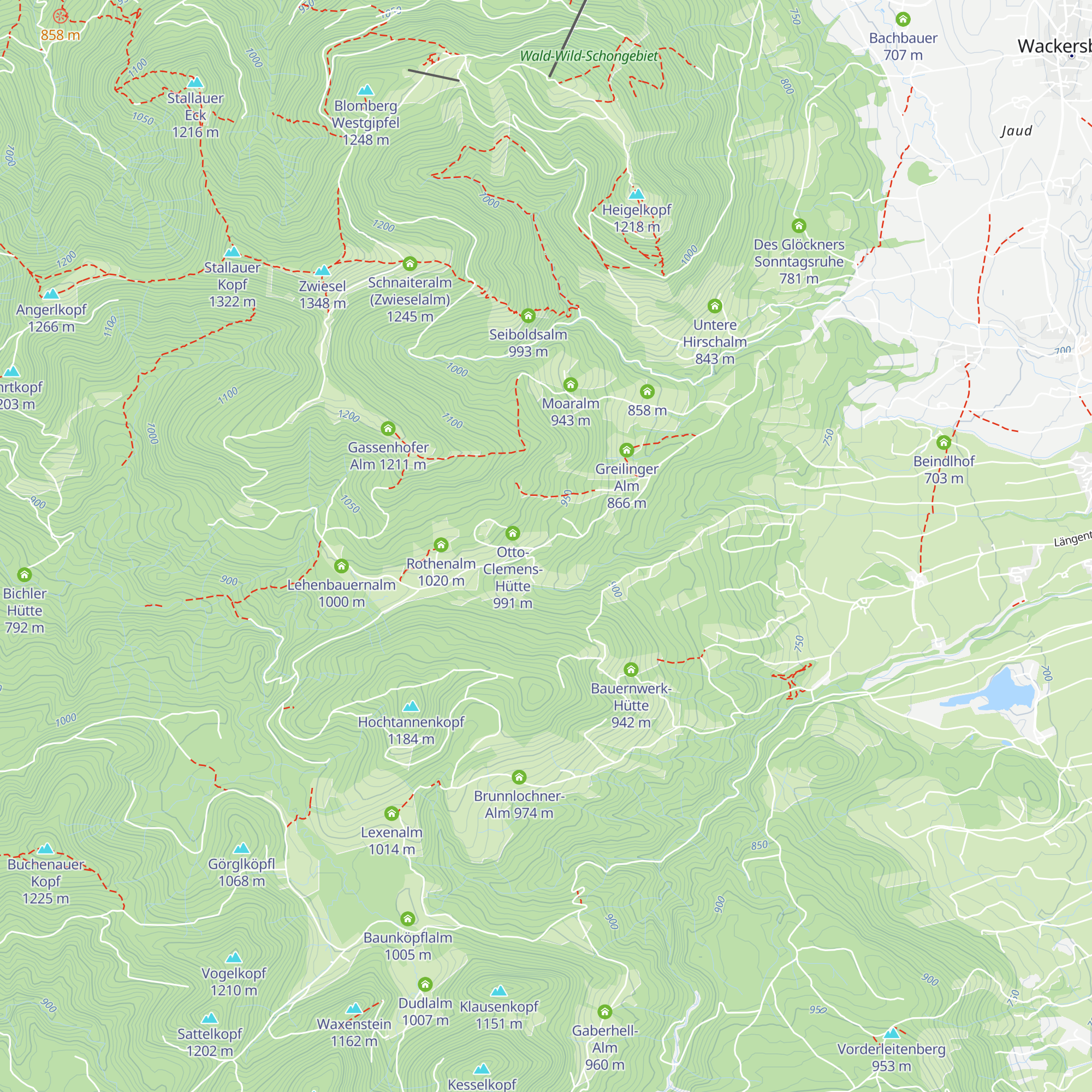 Nigglalm map