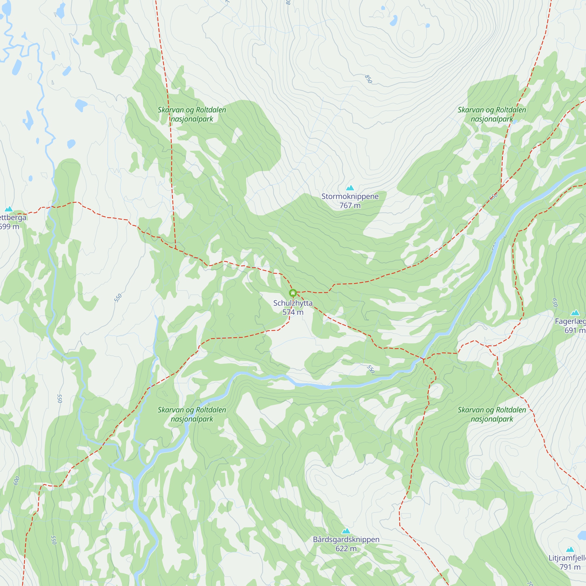 Schulzhytta map