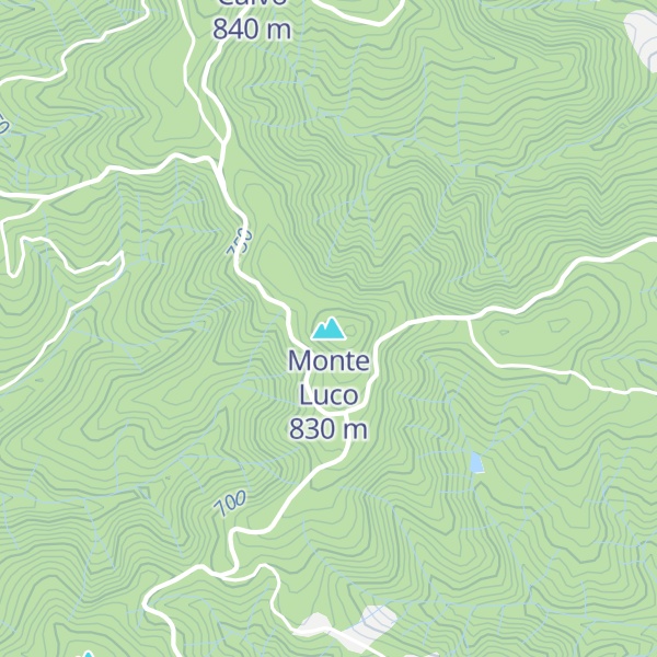 Map of Monte Luco