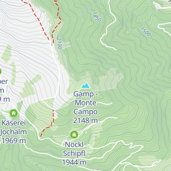 Map of Gamp - Monte Campo