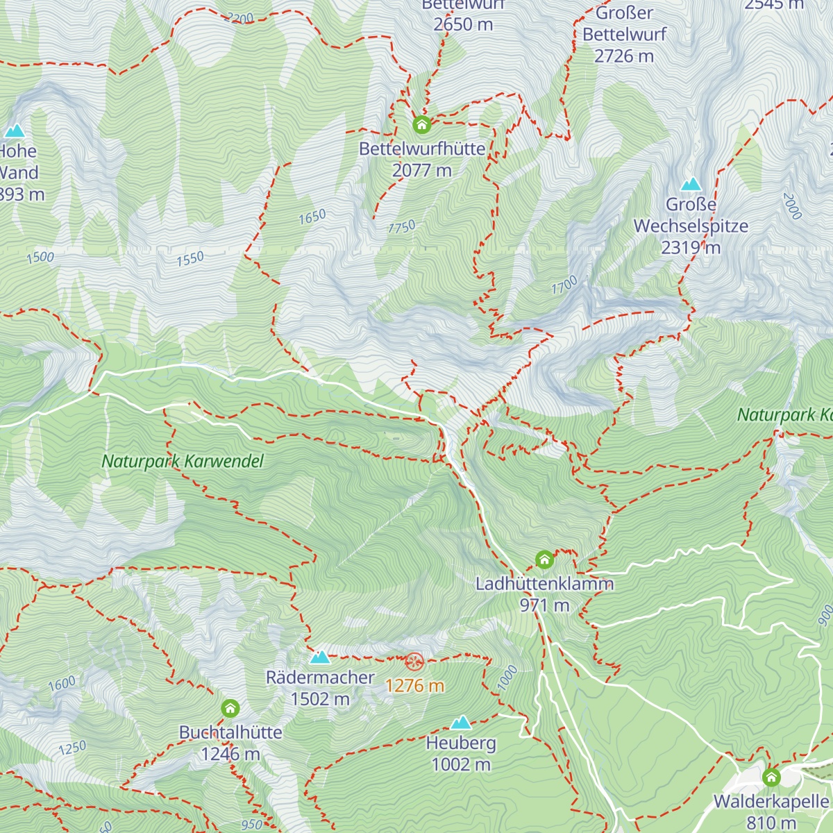 2. Ladhütte map