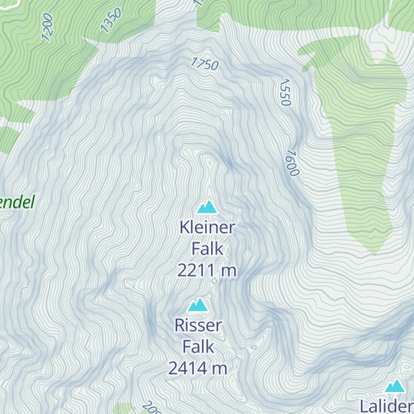 Map of Kleiner Falk