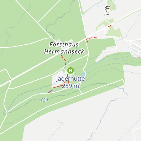 Map of Jägerhütte