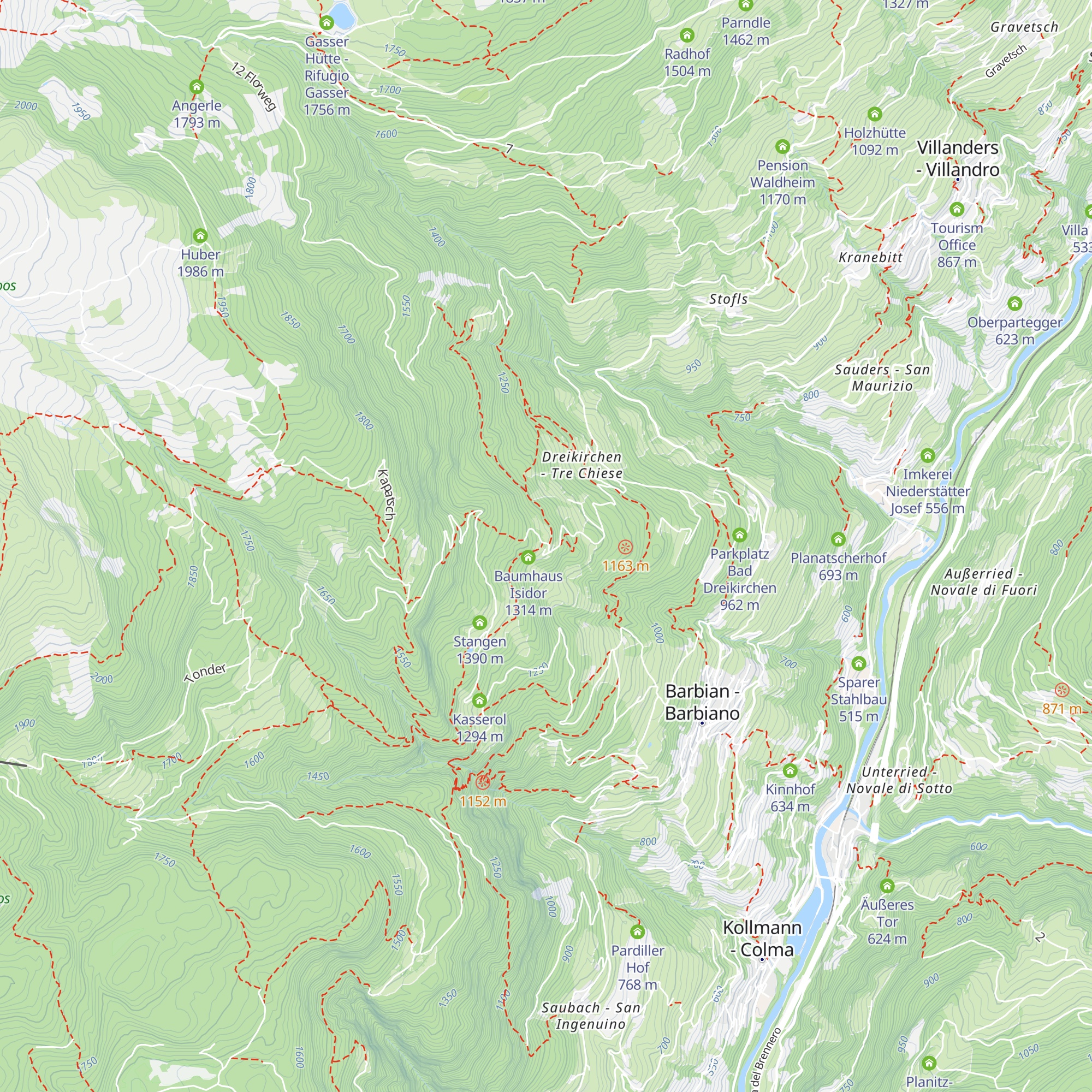 Briol - Haupthaus map