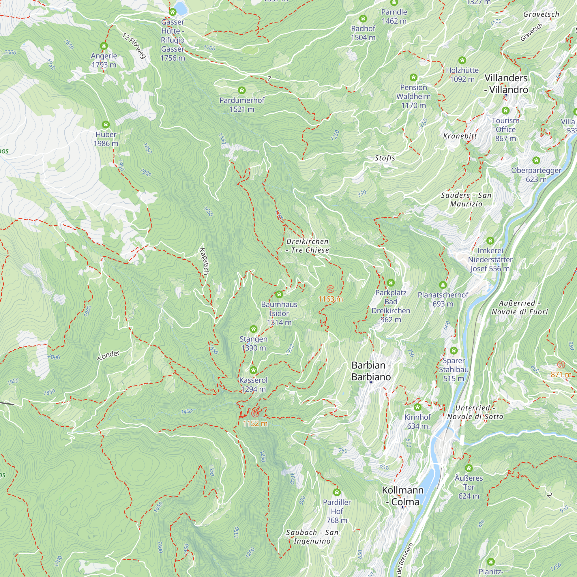 Briol - Haupthaus map