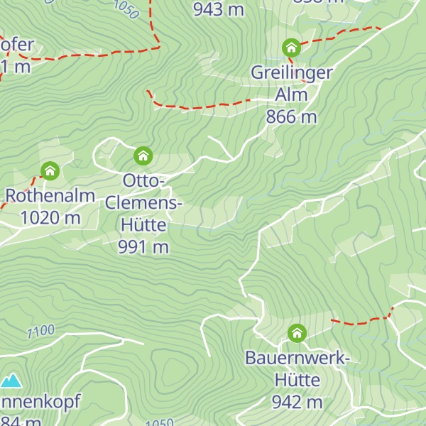 Map of Hüssenalm