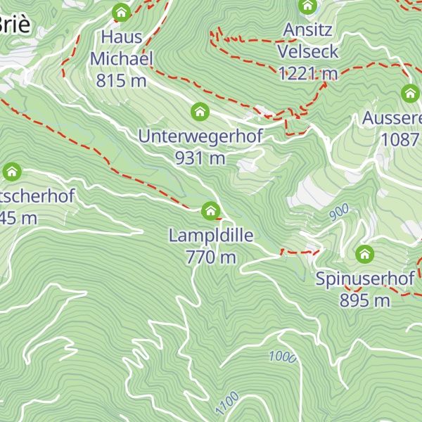 Map of Lampldille