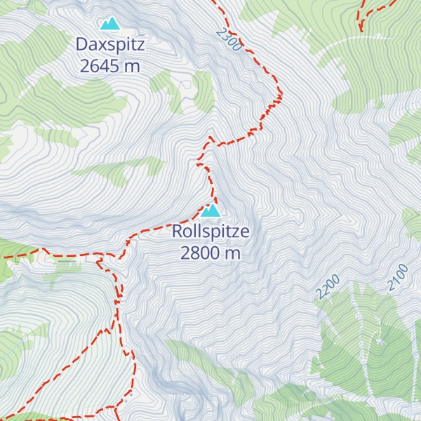 Map of Rollspitze