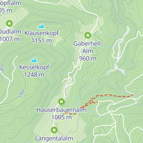 Map of Kirchsteinhütte
