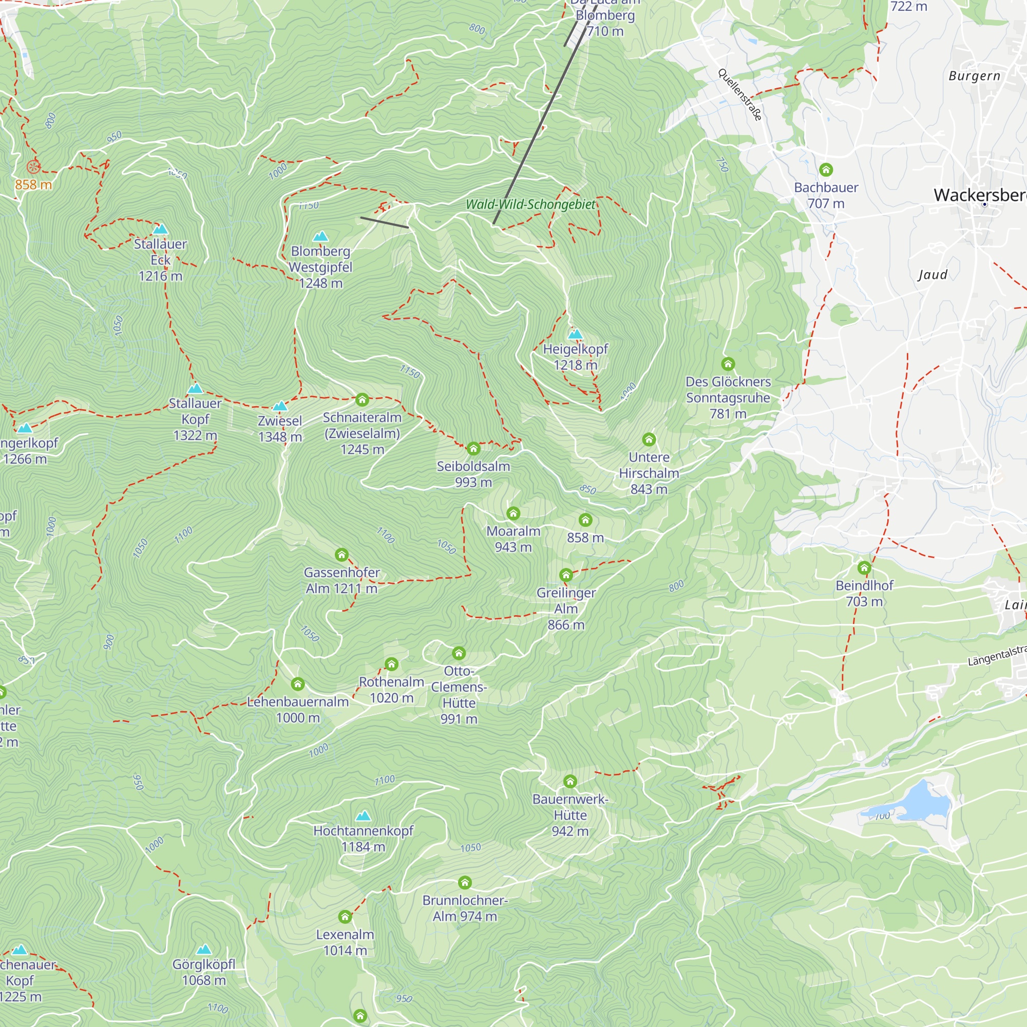Moaralm map
