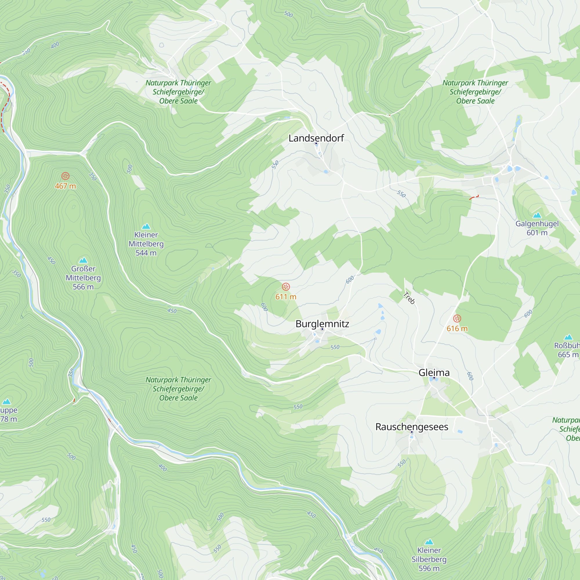 Schutzhütte Galgenhügel map
