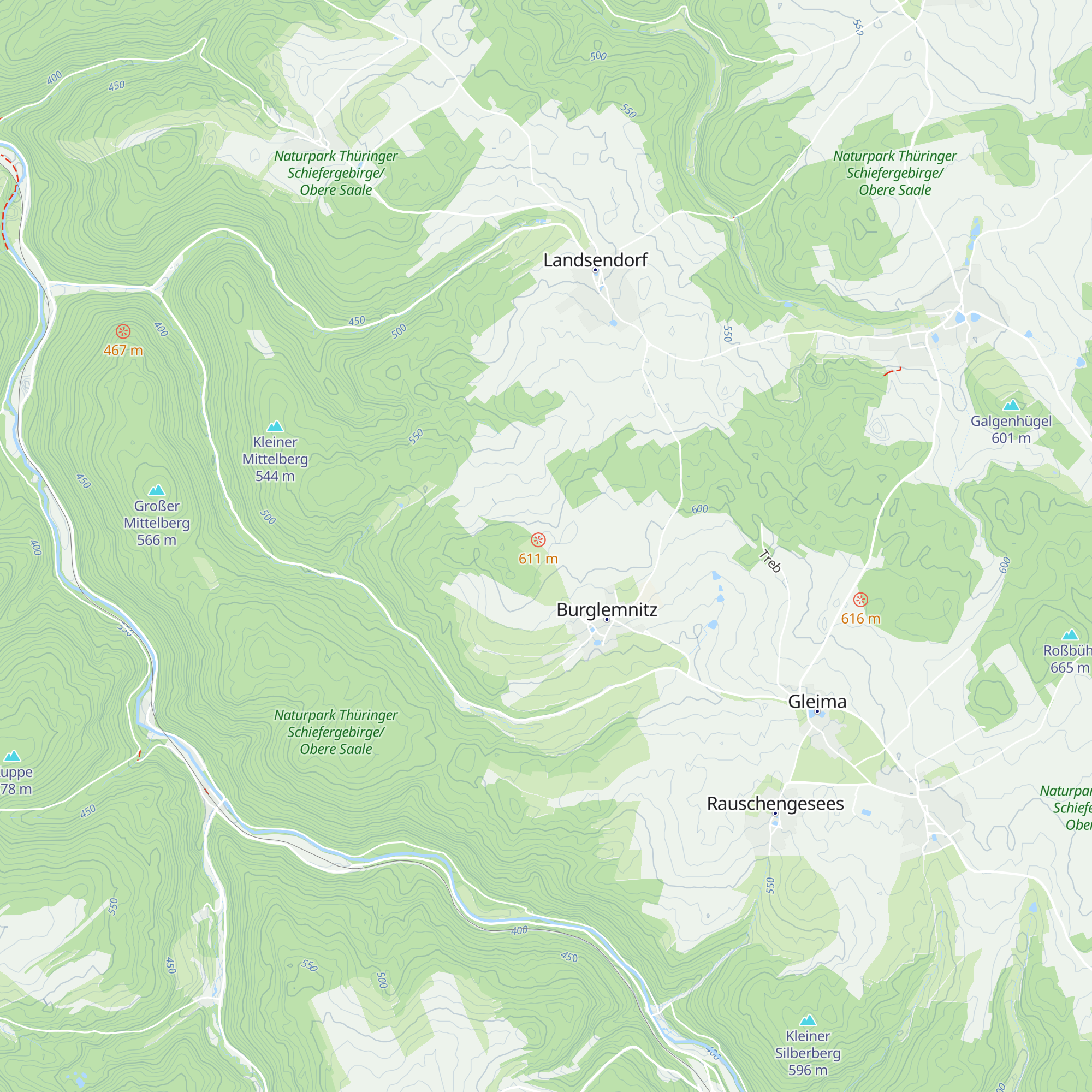 Schutzhütte Galgenhügel map