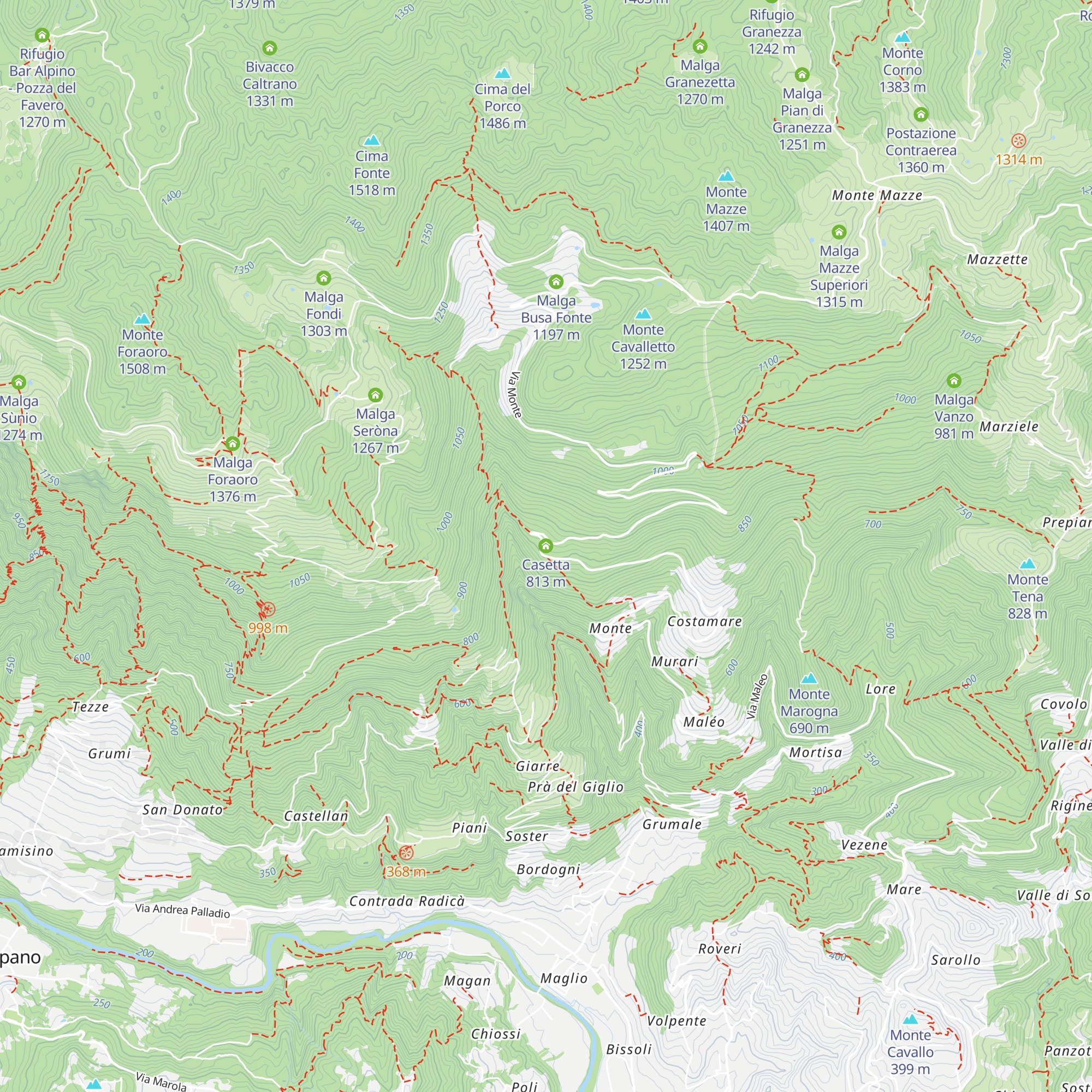 Casetta map