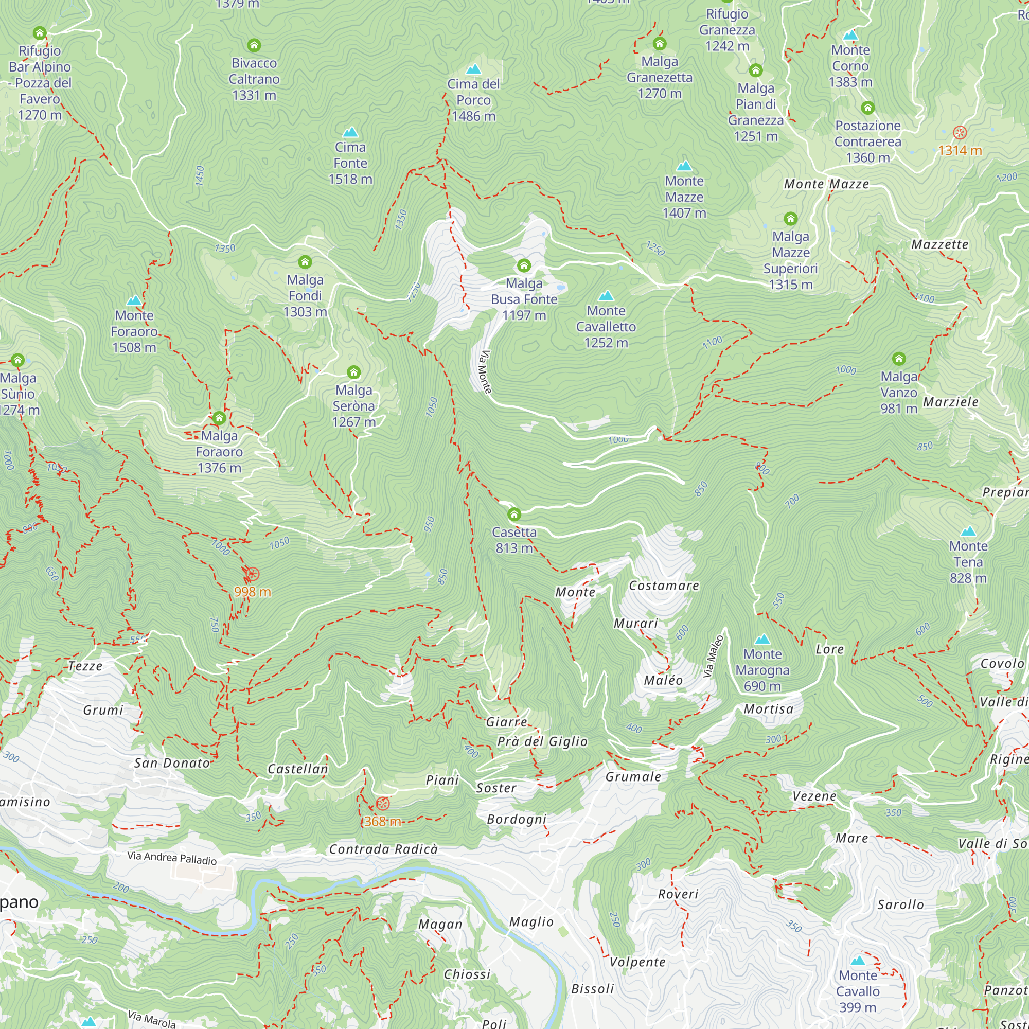 Casetta map