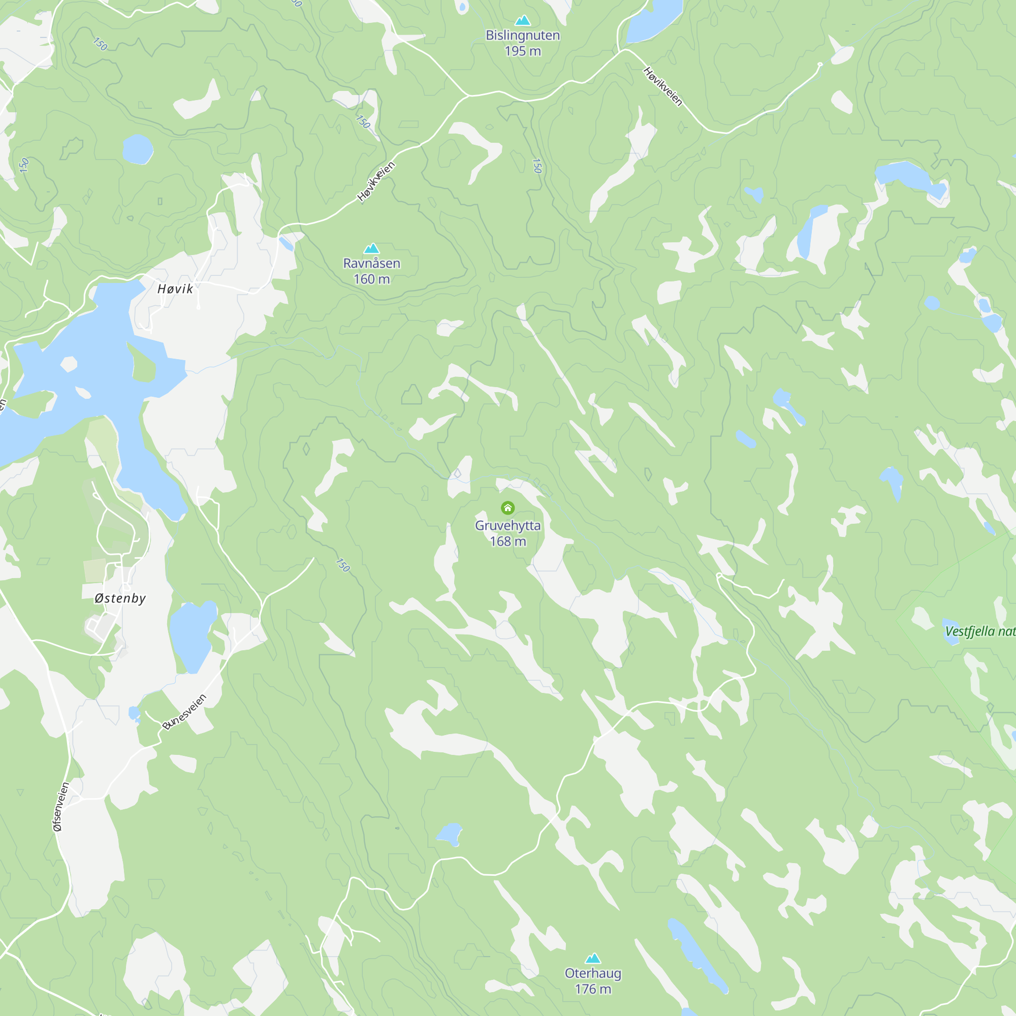 Gruvehytta map