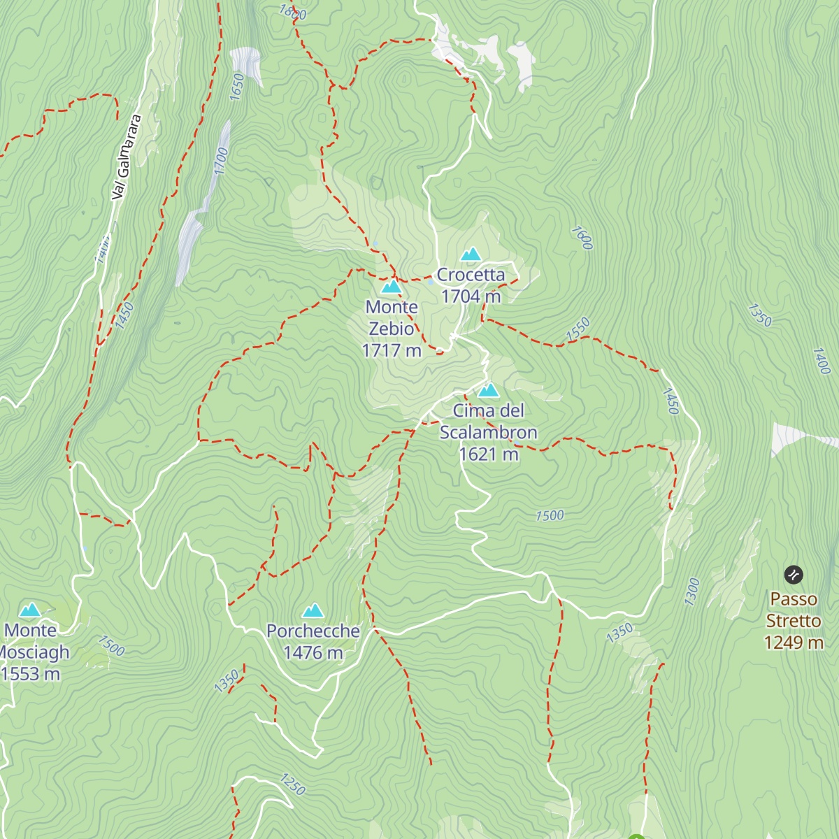 Bivacco Stalder map