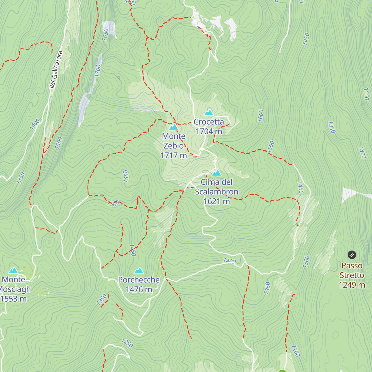 Bivacco Stalder map