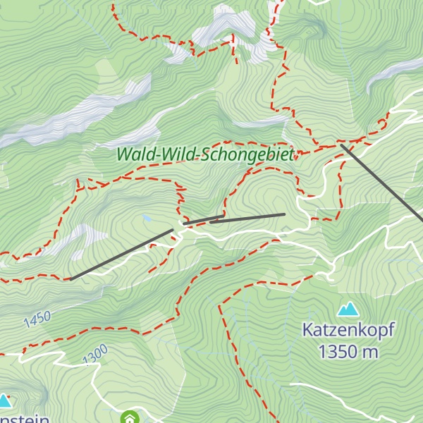 Map of Bergwacht Diensthütte Latschenkopf