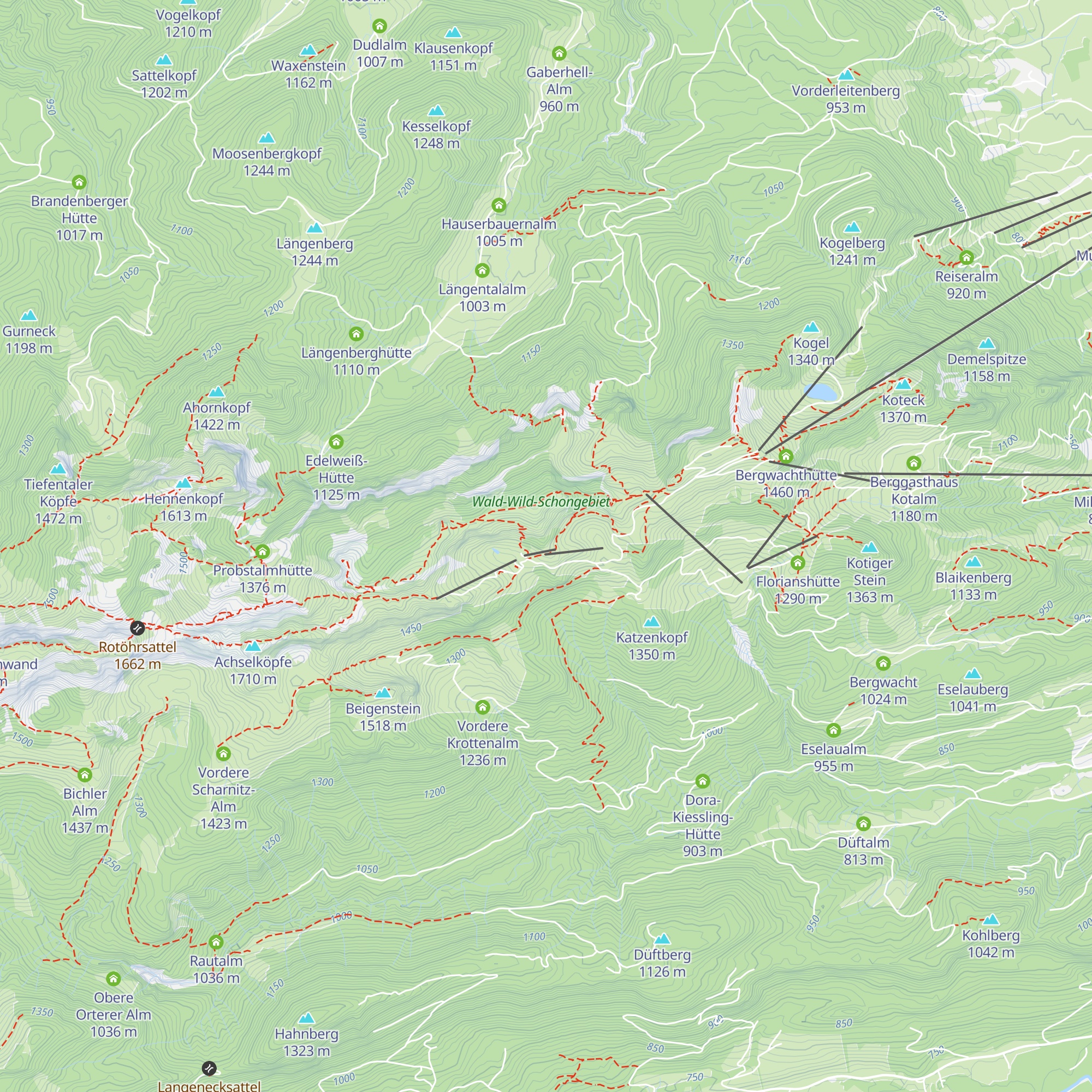 Bergwacht Diensthütte Latschenkopf map