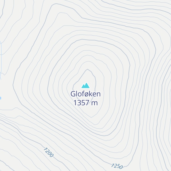 Map of Gloføken