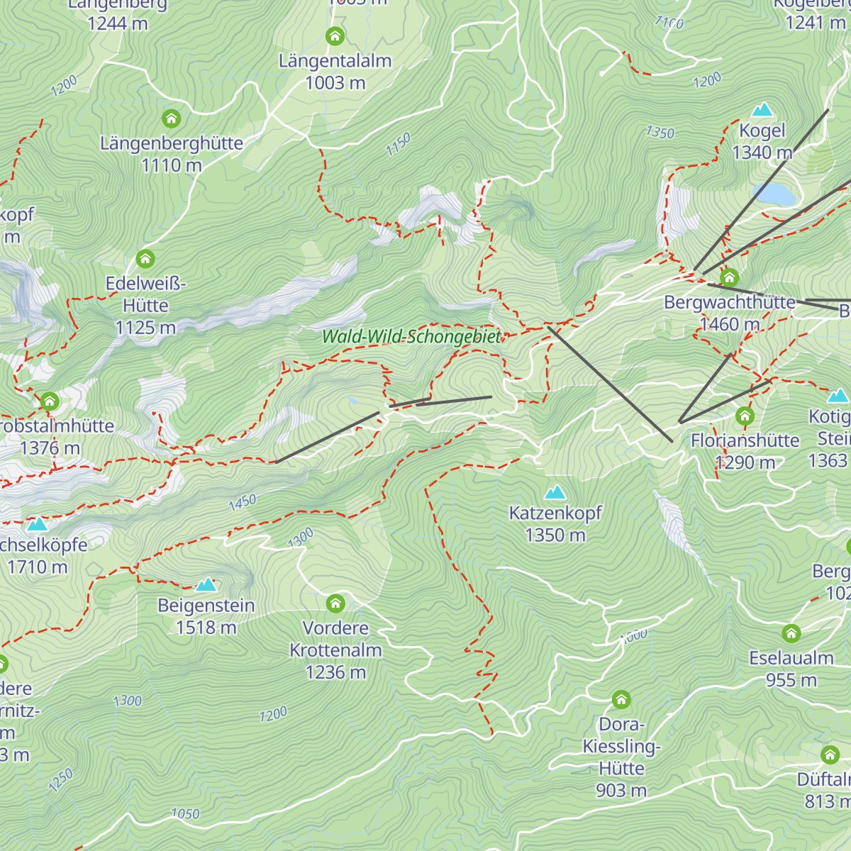Latschenkopfhütte map
