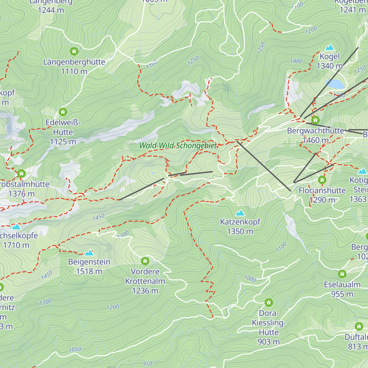 Latschenkopfhütte map