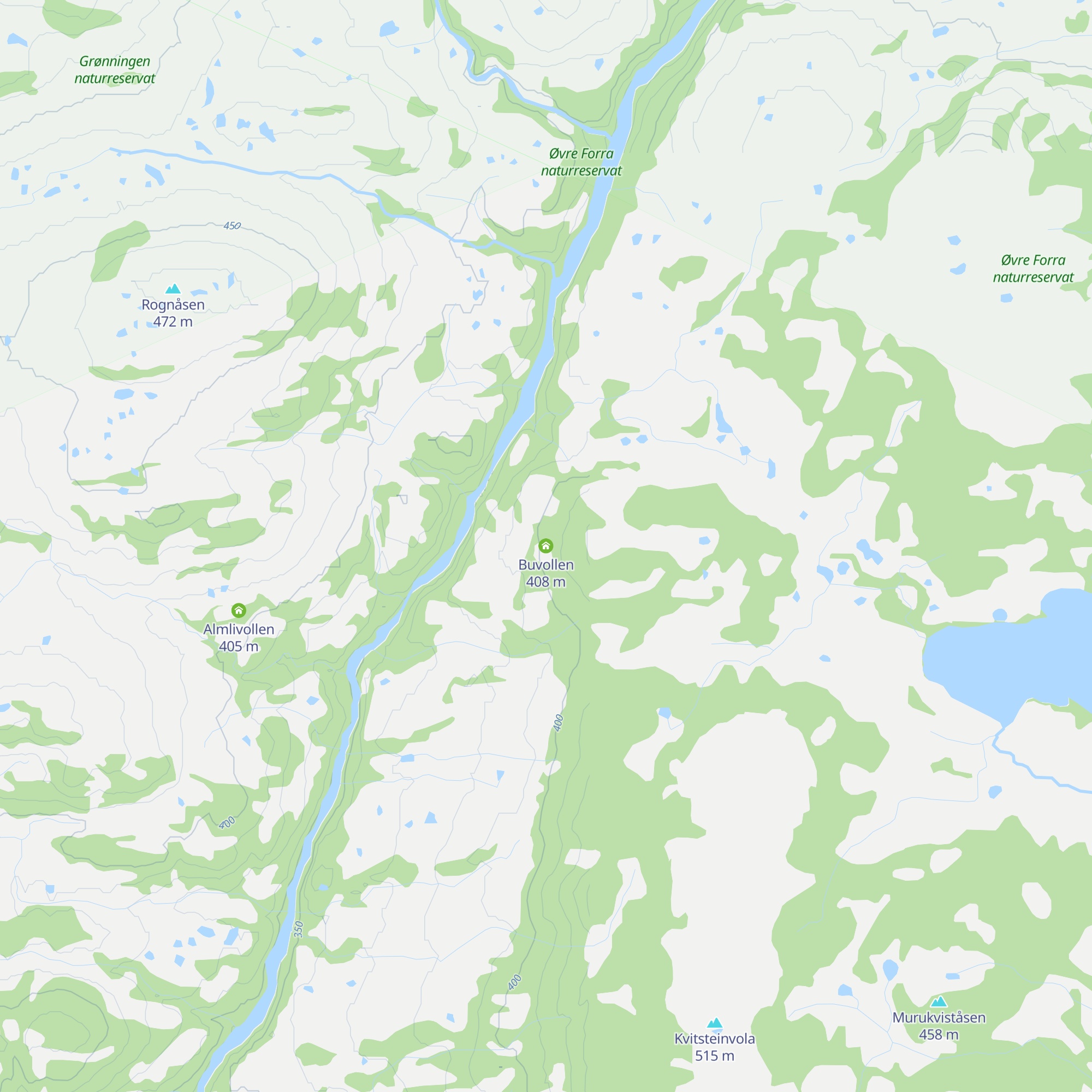 Buvollen map
