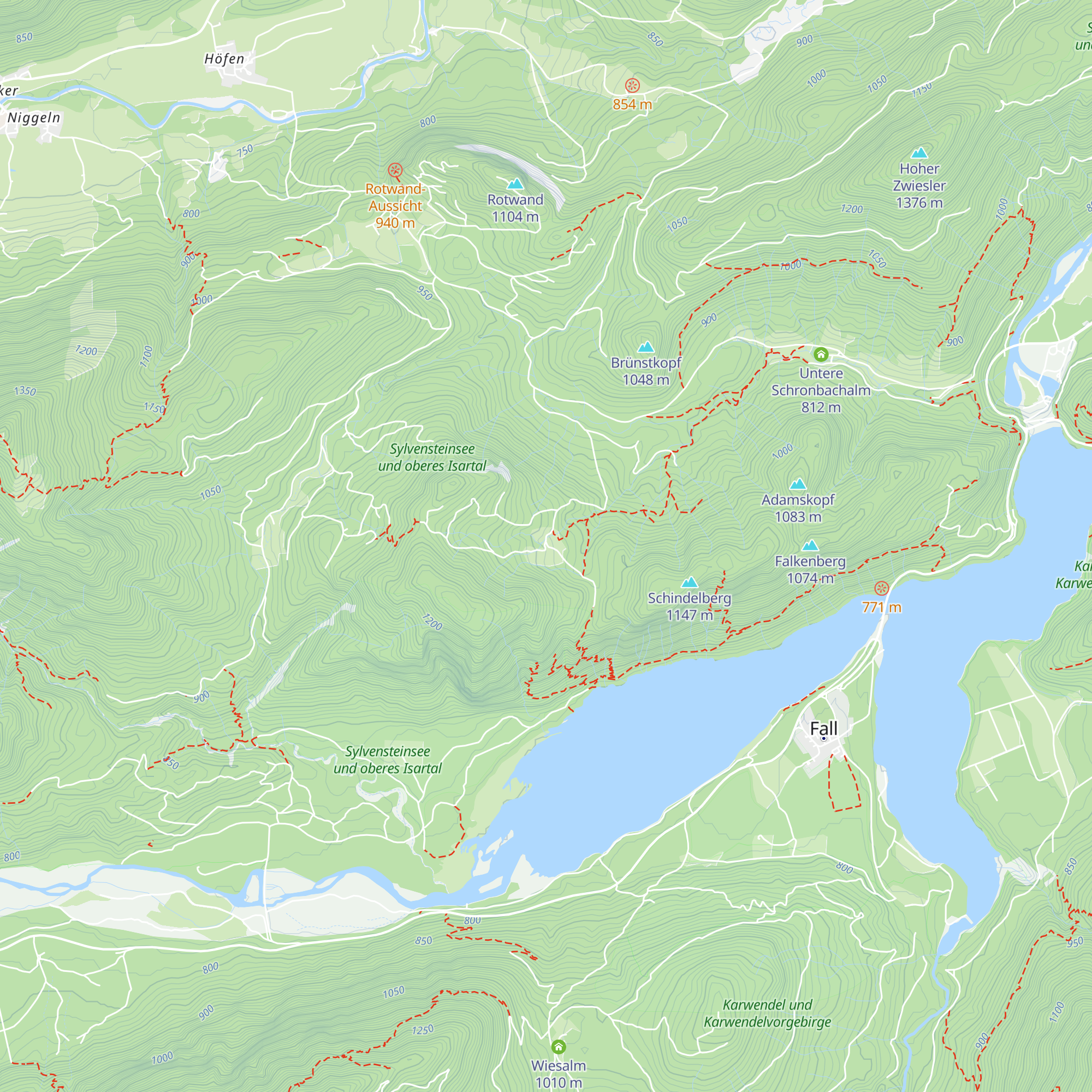 Niedersalm map