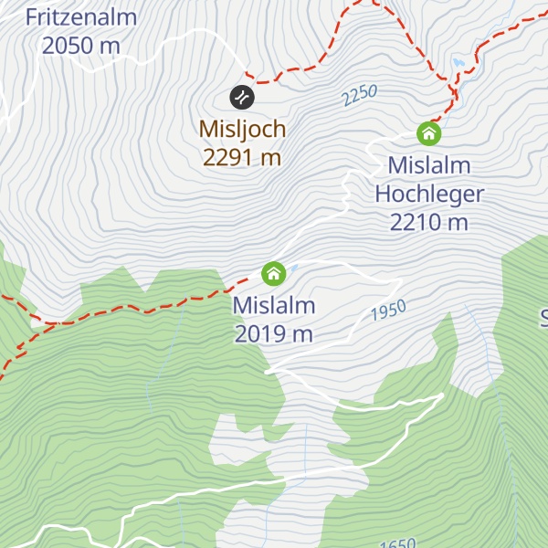 Map of Mislalm